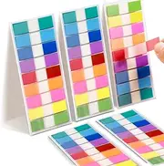 Golcellia 900 Pcs, Transparent Sticky Notes,Page Markers, Book,Pop Up Index Tabs,Label,Flags Stickers