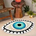 Multi-size Bath Mat Eye Shaped Kitchen Mat Doormat Floor Carpet Home Decor