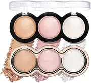 iiniim 1 Piece Blush Palette with Pearly Shine Buildable Blendable Formula for Cheeks Natural Flush Lightweight Makeup Compact Type 3 One Size