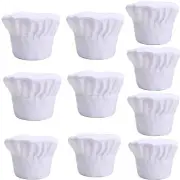 Chef Hat, 10PCS Adult Premium Adjustable Elastic Baker Kitchen Cooking Chef C...