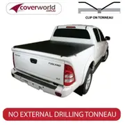 Tunland P201 Ute, Clip On Style Tonneau Cover, No Sports bar, No Headboard