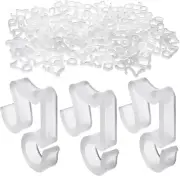 100 Pcs Outdoor Light Clips Hooks for Outdoor String Lights Gutter Clips for Han