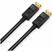 Cruxtec DisplayPort Cable - 3m V1.4 - Full Ultra HD - 8K/60Hz & 4K/144Hz [DP14-03-BK]
