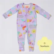Bambi Mini Co. Wrigglesuit 0 Newborn Pastel Lilac
