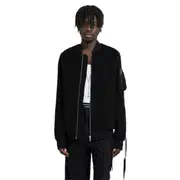 [ANN DEMEULEMEESTER] ANN DEMEULEMEESTER MAN BLACK JACKETS Black