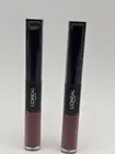 2 L'Oreal Paris Infallible Pro Last 2 Step Lipstick, 107 Violet Parfait