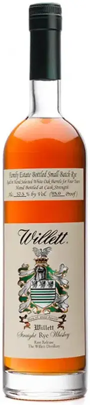 Willett 4 Year Old Rye Whiskey 750ml