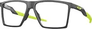 [Oakley] OX8052 Eyeglasses Bundle: OX 8052 805202 Futurity Satin Grey Smoke and Large Black leash Accessory kit, Futurity Satin Grey Smoke