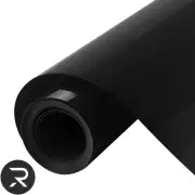 3D Puff Heat Transfer Vinyl - 10" x 6ft Puff HTV Vinyl Roll for T Shirts, Puff Black