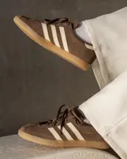 [adidas] adidas Women's Stadt Shoes in Earth Strata/Cream White/Gum Size 6 6 Earth Strata/Cream White/Gum