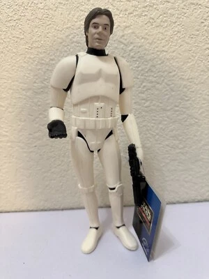 Vintage Star Wars 9" Han Solo White Stormtrooper 1995 Applause Lucas Film