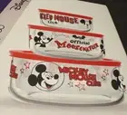 Disney 100th Anniversary Mickey Mouse Club Mouseketeer 6pc Pyrex Set New in Box