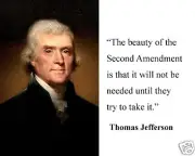 Thomas Jefferson 2nd Second Amendment Famous Quote 8 x 10 Photo Picture #hm1