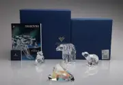 SWAROVSKI SCS 2011 SIKU Polar Bear Annual + Clear Cubs 1053154 + 1079156