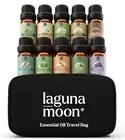 Essential Oils Set-10pc Aromatherapy Oil in Portable Bag-Diffusers Humidifier