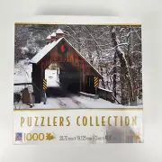 Covered Bridge Puzzlers Collection 1000 Piece Puzzle New Sealed