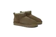 AUSTRALIAN SHEPHERD UGG Boots Sheepskin Wool Mini Ankle Julia Caribou