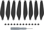 For D-JI Mini 3 Pro Propellers Drone Low-Noise Quick-Release Blades Props(Silver tip)