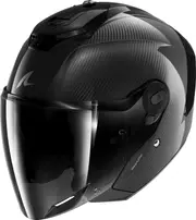 Shark RS Jet Carbon Skin, open face helmet , color: Black/Black , size: XS
