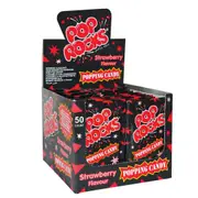 Pop Rocks Strawberry Popping Candy x 50 Packs