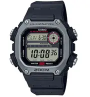 Casio DW-291H-1A Black & Grey 200m Men's Multifunction Digital Sports Watch