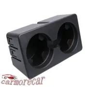 Black Dual Cup Holder For 2007-2014 GMC Cadillac Chevy Center Console Insert