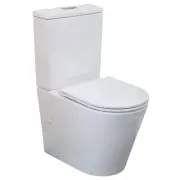 New Fienza Isabella Back to Wall Bathroom Toilet Suite S-Trap 90-160 Slim Seat