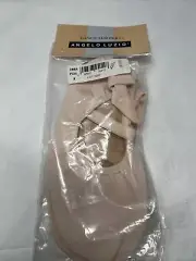 Angelo Luzio 248A Peach Dance Slippers Size 9