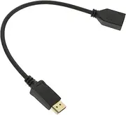 Totority Displayport Adapter 1.2 Male to Female Cable 4k Extension Cord for Laptop/pc/tv High Definition Video Accessory