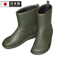 在飛比找PChome24h購物優惠-【Charming】日本製 時尚造型【個性雪靴雨鞋】-墨綠色