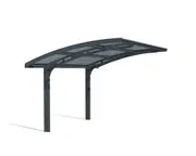 CANOPIA - Arizona Wave 3 x 5 Single Cantilever Carport Dark Grey