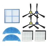 在飛比找樂天市場購物網優惠-邊刷 Hepa 過濾拖把布配件適用 iLife V8 plu