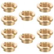 10 Pcs Quartz Clock Nut Wall Movement Accessory Replaceable Repair Part