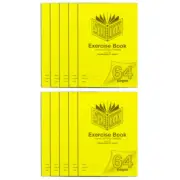 10PK Spirax 14mm Dotted Thirds 64 Pages Exercise Note Book Paper Writing School