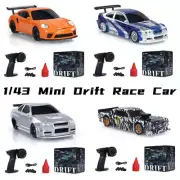2.4G High speed Drift Rc Car 1/43 4WD Remote Control Car Four Wheel Drive Radio
