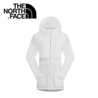 在飛比找松果購物優惠-The North Face 女 風衣外套 白 風衣外套/防