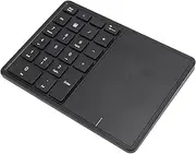 Wireless Numeric Keypad, 22 Keys Bluetooth Number Pad with Touchpad, USB C Rechargeable Numeric Keypad, Support for Win, for Android, for OS X Systems (Black)