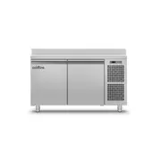 Moretti Forni 2 Door Pastry Freezer Counter with Stainless Steel Worktop & Splashback - TA13/1BJ - TA13/1BJ-EQ