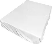 Alipis Bed Fitted Sheet Soft Cotton Mattress Protector Easy Zipper Closure Bed Linen