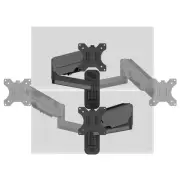 2 Pack Single Monitor Wall Mount for Flush/Vertical Setup, Computer Monitor W...