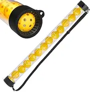 Pickleball Picker Upper Holds 14 Balls, Pickleball Ball Picker Hopper Tube, Pickleball Pickup Tube - Lightweight Pickleball Retriever Collector with Shoulder Strap