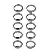 SHARKBITE 1/2 in. PEX Barb Stainless Steel Clamp (10-Pack) UC953A NEW (2B)