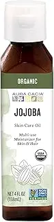 [Aura Cacia] Organic Jojoba Skin Care Oil, 4 fl. oz.