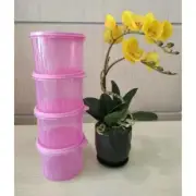 Tupperware RETRO CLASSIC Textured Canister Set (4 pc)