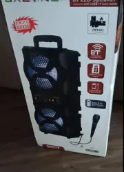 6000W Portable Sub Woofer Bluetooth Speaker Heavy Bass Party Sound System & Mic