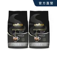 在飛比找momo購物網優惠-【LAVAZZA】咖啡大師-完美義式中烘焙咖啡豆 x2袋組(