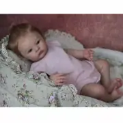 19'' Reborn Baby Doll Vinyl Cloth Body Newborn Dolls Lifelike Toy Kids Xmas Gift