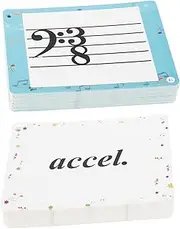 80pcs Music Learning Cards Educational Flashcards for Piano and Violin Enhance Music Theory Skills with Engaging Visuals for Beginners