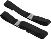 [MOBUTOFU] 2pcs Thigh Garters Non-Slip Sock Keeper Adjustable Sock Stay Unisex Sock Stay Fixed Sock Stay Belts Sock Stay for Sock Strap Women Sock Stay Unisex Sock Holder Non-Slip Sock Holder Black