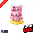 Kirby Nosechara Stacking Figures Assortment - 10 Unique Designs with Warp Star